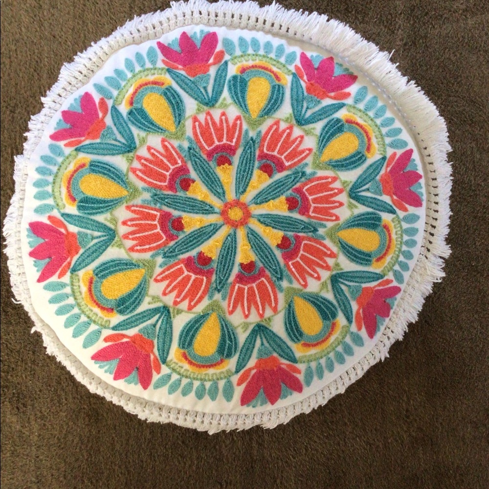 Pillow case and insert.